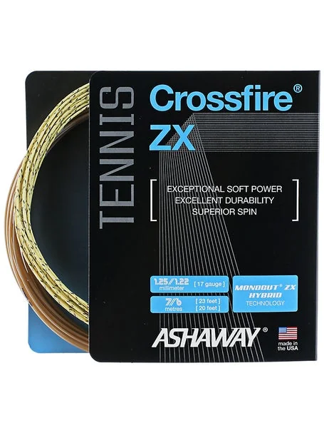 Ashaway Crossfire ZX 17 String Review (Gauge 1.25mm) | Racqix