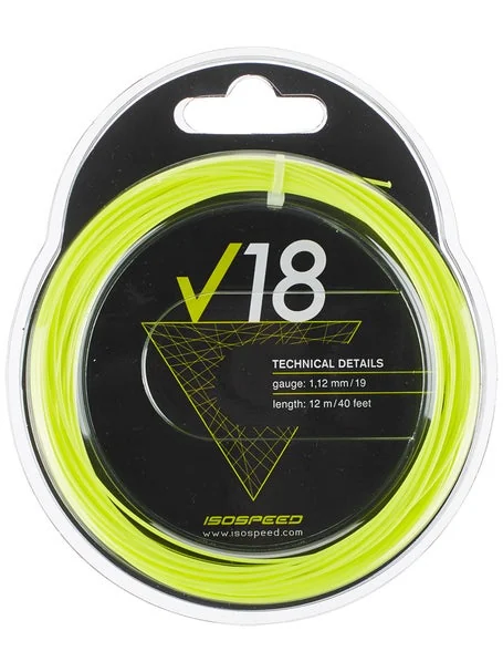 Isodpeed ISOSPEED Touch Poly V18 19/1.12 String Review (Gauge 1.12mm) | Racqix
