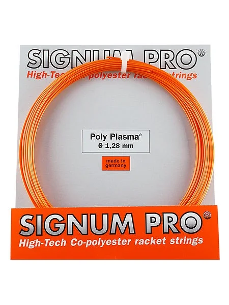 Locatable Poly String Signum Pro Poly Plasma 16L/1.28 String Review (Gauge 1.28mm) | Racqix